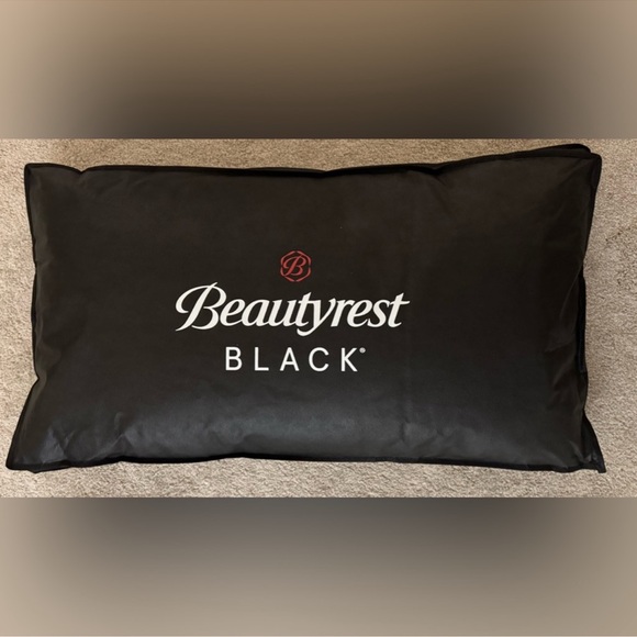 🎉LAST PIECE🎉BEAUTYREST BLACK Luxurious 20x36 Down And Feather Blend Pillow